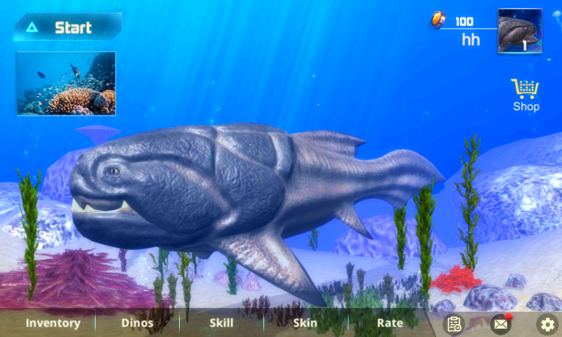 Dunkleeosteus Simulator - Gameplay image of android game