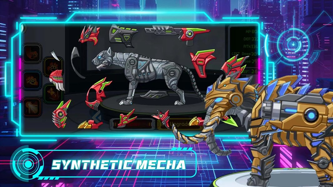 Jurassic Mecha - عکس بازی موبایلی اندروید