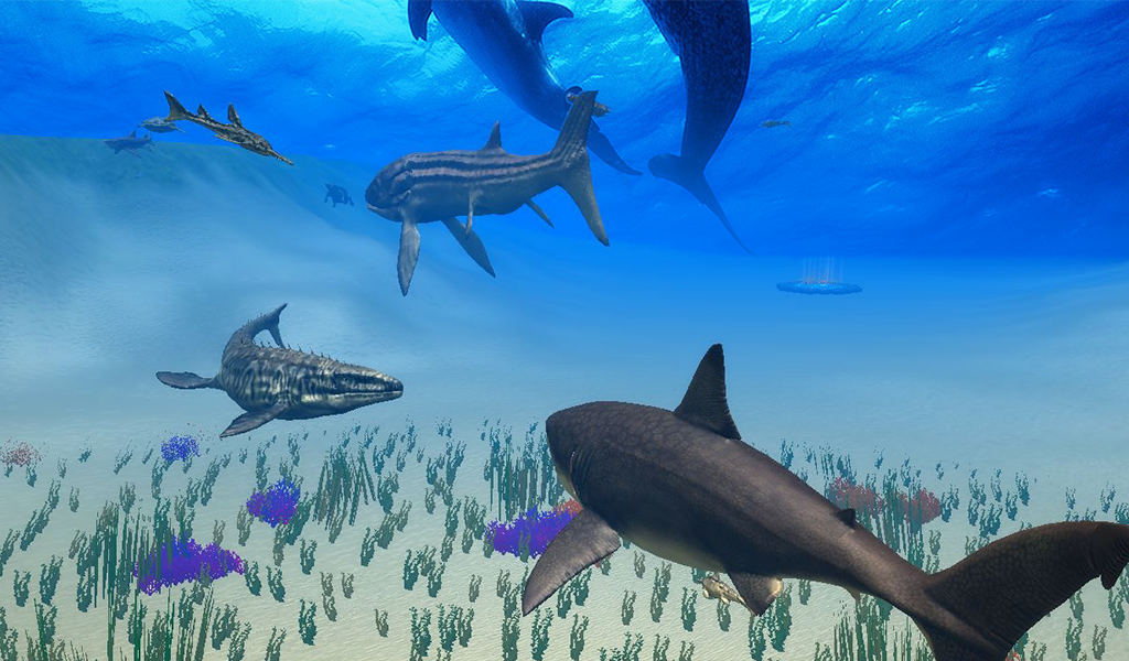 Megalodon Dino Survival Sim - عکس بازی موبایلی اندروید