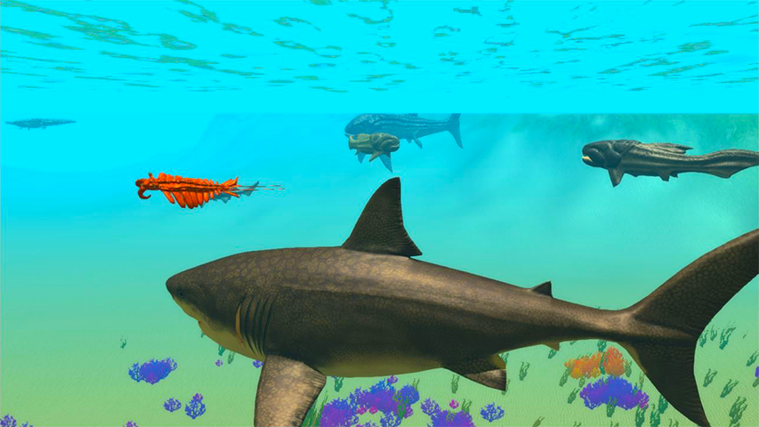 Megalodon Dino Survival Sim - عکس بازی موبایلی اندروید