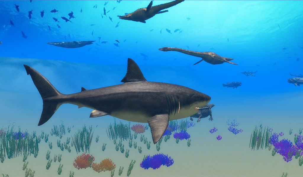 Megalodon Dino Survival Sim - عکس بازی موبایلی اندروید