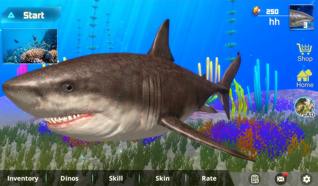 Megalodon Dino Survival Sim - عکس بازی موبایلی اندروید