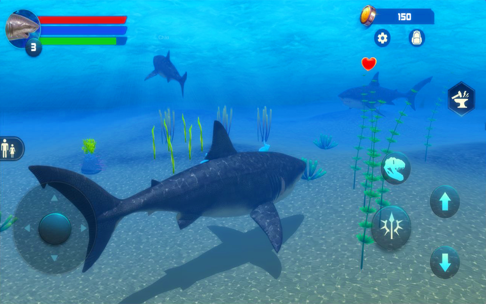 Megalodon Dino Survival Sim - عکس بازی موبایلی اندروید