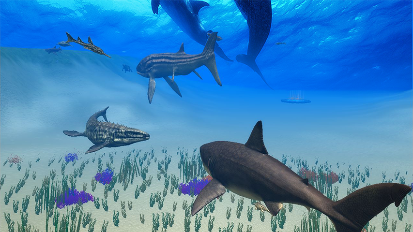 Megalodon Dino Survival Sim - عکس بازی موبایلی اندروید