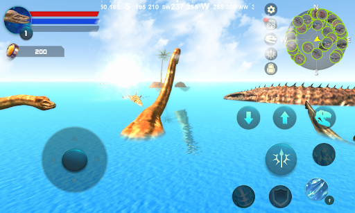 Plesiosaurus Simulator - Gameplay image of android game