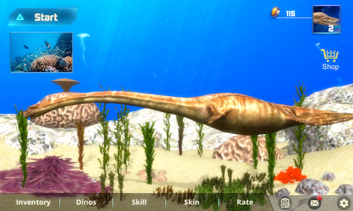 Plesiosaurus Simulator - Gameplay image of android game