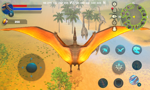 Pteranodon:Flying Dinosaur Sim - عکس بازی موبایلی اندروید