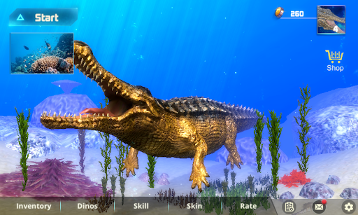 Sarcosuchus Simulator - عکس بازی موبایلی اندروید