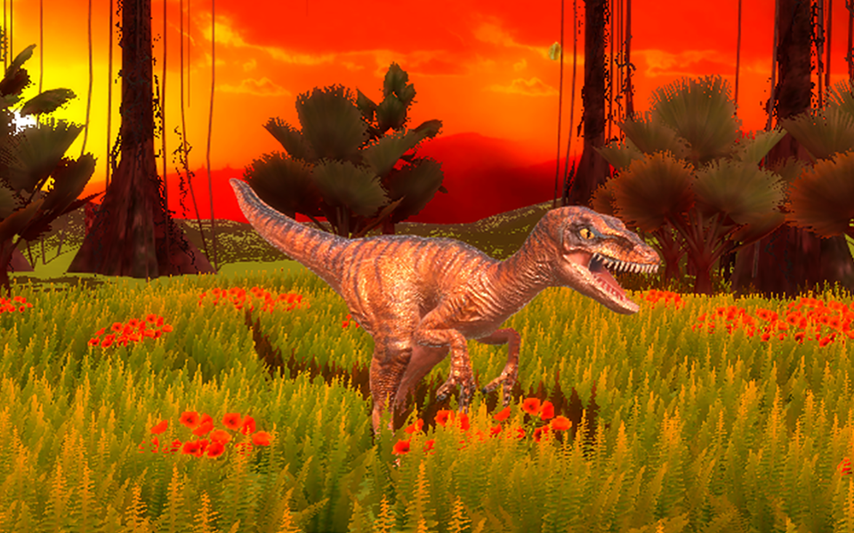 Velociraptor Dino Simulator - عکس بازی موبایلی اندروید