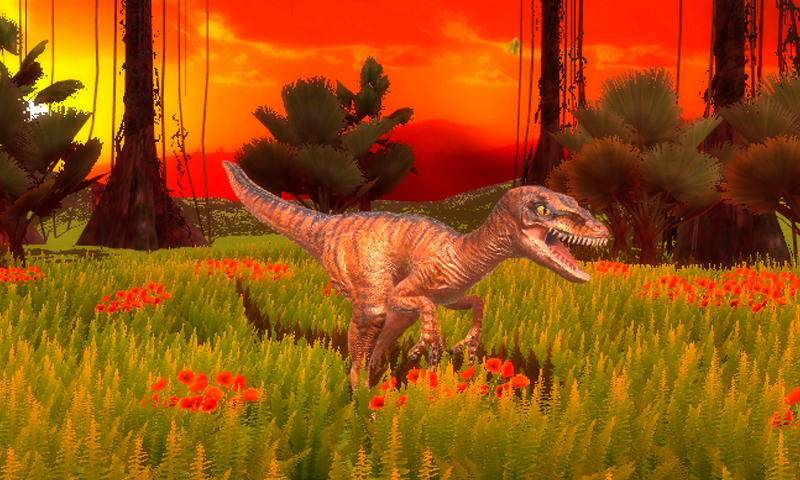 Velociraptor Simulator - Gameplay image of android game