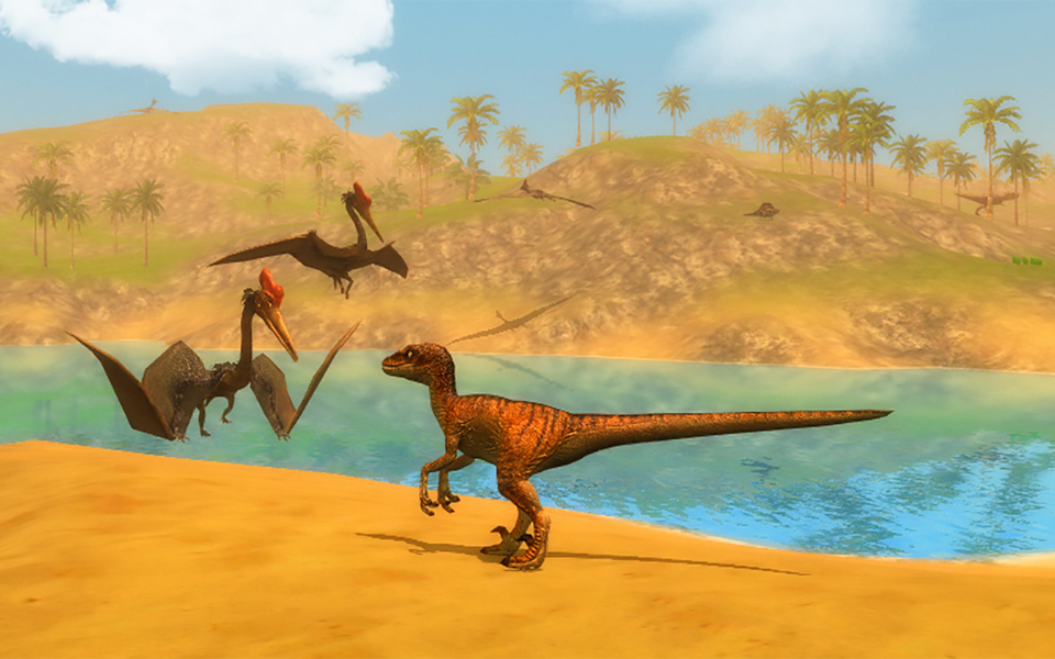 Velociraptor Dino Simulator - عکس بازی موبایلی اندروید