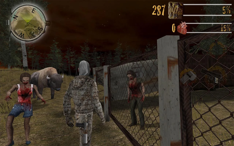 Zombie Fortress: Trophy - Gameplay image of android game