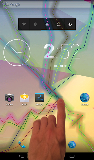 Electric Thunder Screen effect - Gameplay image of android game