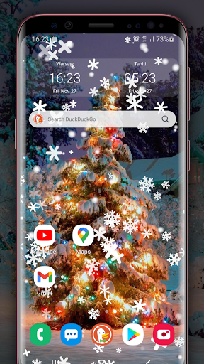 Falling Snow - Winter Effect - عکس برنامه موبایلی اندروید