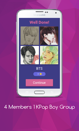 4 Members 1 KPop Boy Group - Gameplay image of android game