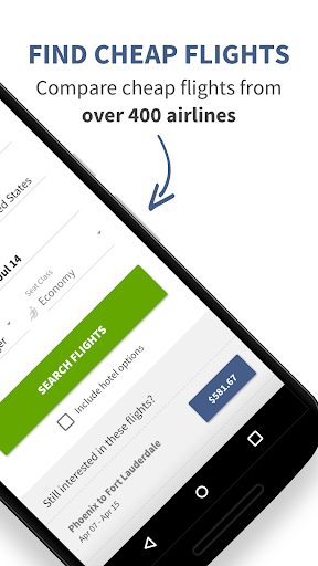 Justfly.com - Book Cheap Flights, Hotels and Cars - عکس برنامه موبایلی اندروید