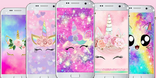 Cute unicorn backgrounds - kawaii Wallpapers - عکس برنامه موبایلی اندروید