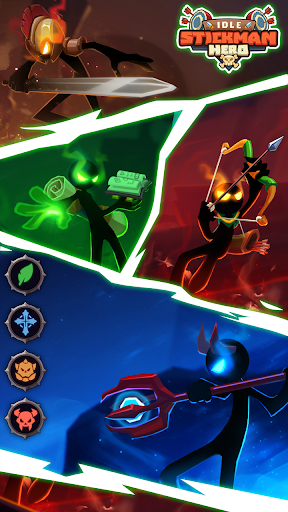 Idle Stick Heroes - عکس بازی موبایلی اندروید