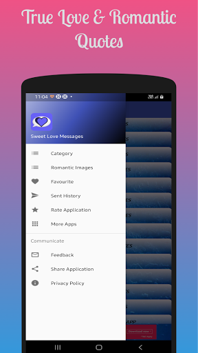 Sexy love message app 2025 - Image screenshot of android app
