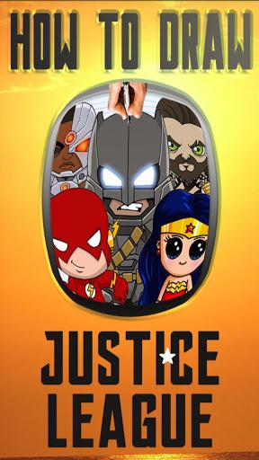 How To Draw Justice League - Gameplay image of android game