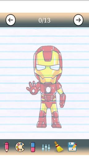 How To Draw Justice League - عکس بازی موبایلی اندروید