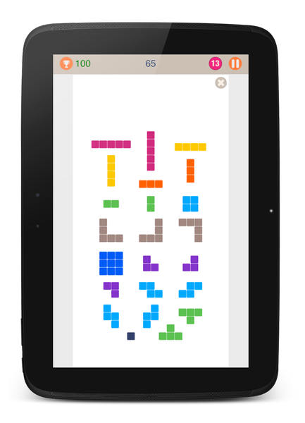 ۱۳ Cells: ۱۰ x ۱۳ Block puzzle - عکس برنامه موبایلی اندروید