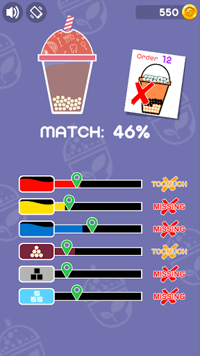 Bubble Tea - Color Game - عکس بازی موبایلی اندروید