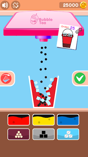 Bubble Tea - Color Game - Gameplay image of android game