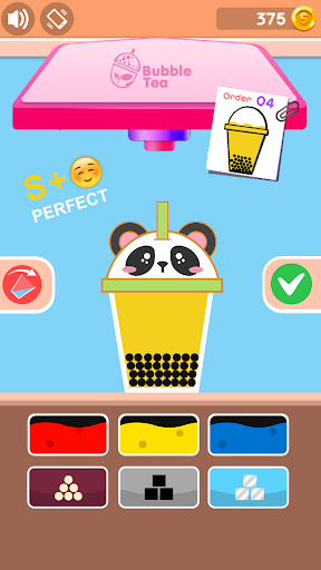 Bubble Tea - Color Game - Gameplay image of android game