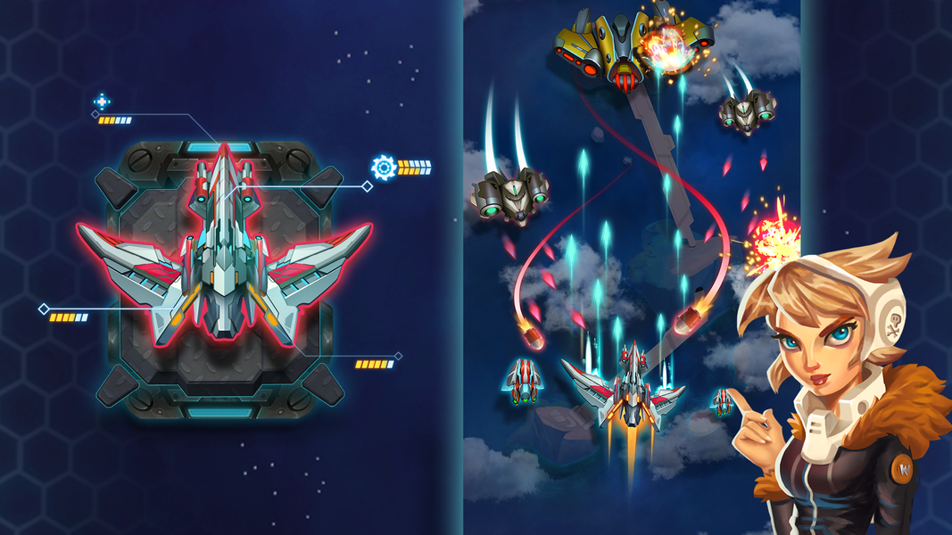 Pirates Of Galaxy: Epic hunter - Gameplay image of android game