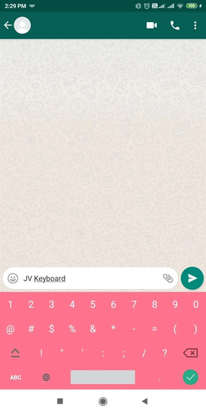 JV keyboard - عکس برنامه موبایلی اندروید