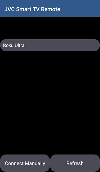 JVC Smart TV Remote - Image screenshot of android app