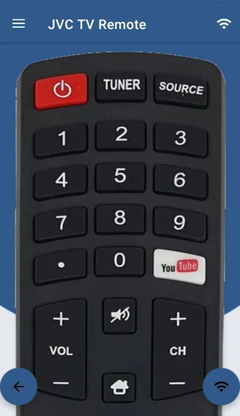 JVC Smart TV Remote - Image screenshot of android app