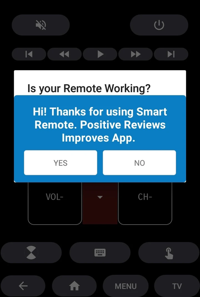 JVC Smart TV Remote - Image screenshot of android app