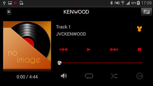 KENWOOD Music Control - Image screenshot of android app