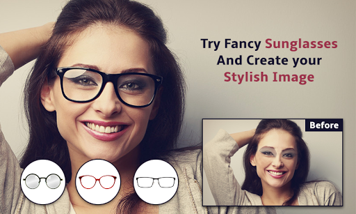 Frames Eyeglasses & Sunglasses: Face Snap Editor - عکس برنامه موبایلی اندروید