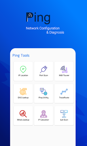 Ping Tools: Network & Wifi - عکس برنامه موبایلی اندروید