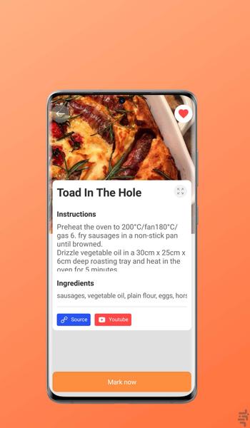 Meal up - Image screenshot of android app