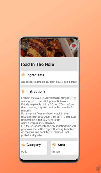Meal up - Image screenshot of android app