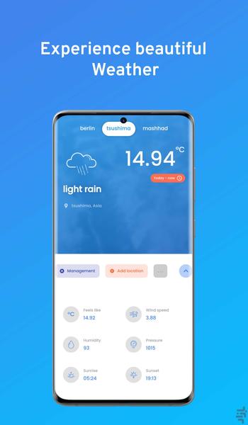 Weather up - Image screenshot of android app
