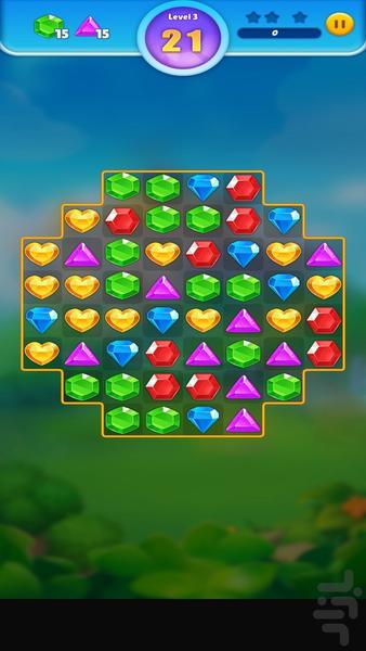 Jewel Swipe Mania - Gameplay image of android game