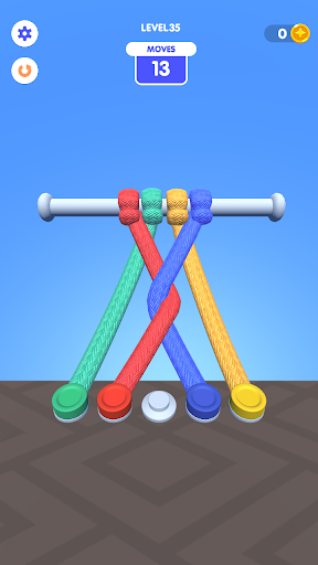 Untangled Ropes - عکس برنامه موبایلی اندروید