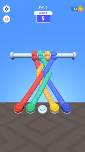 Untangled Ropes - عکس برنامه موبایلی اندروید