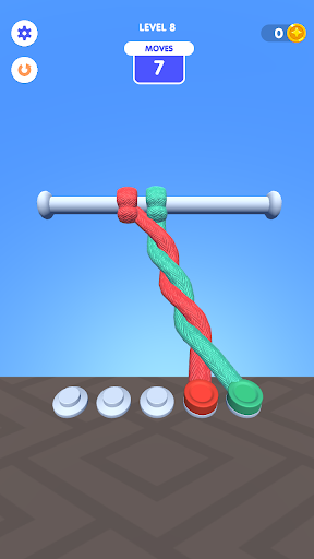 Untangled Ropes - عکس برنامه موبایلی اندروید