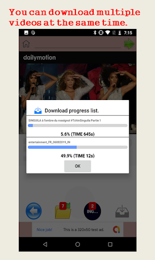 video downloader - mp3 - Image screenshot of android app