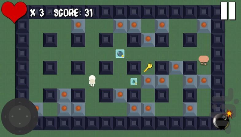 مرد بمبگذار(نوستالژِی) - عکس بازی موبایلی اندروید