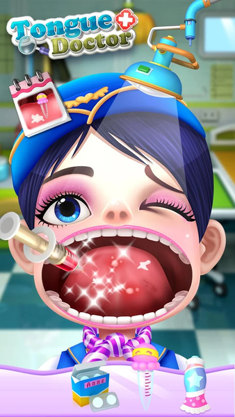Crazy Tongue Doctor - عکس بازی موبایلی اندروید