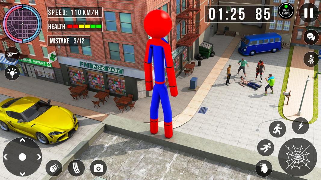 Spider Hero-Superhero Games - Gameplay image of android game