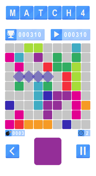 Match4 - Gameplay image of android game