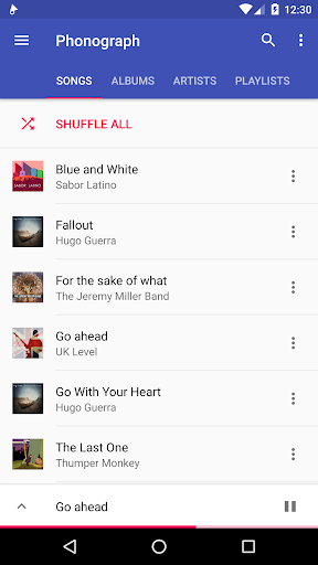 Phonograph Music Player - Image screenshot of android app